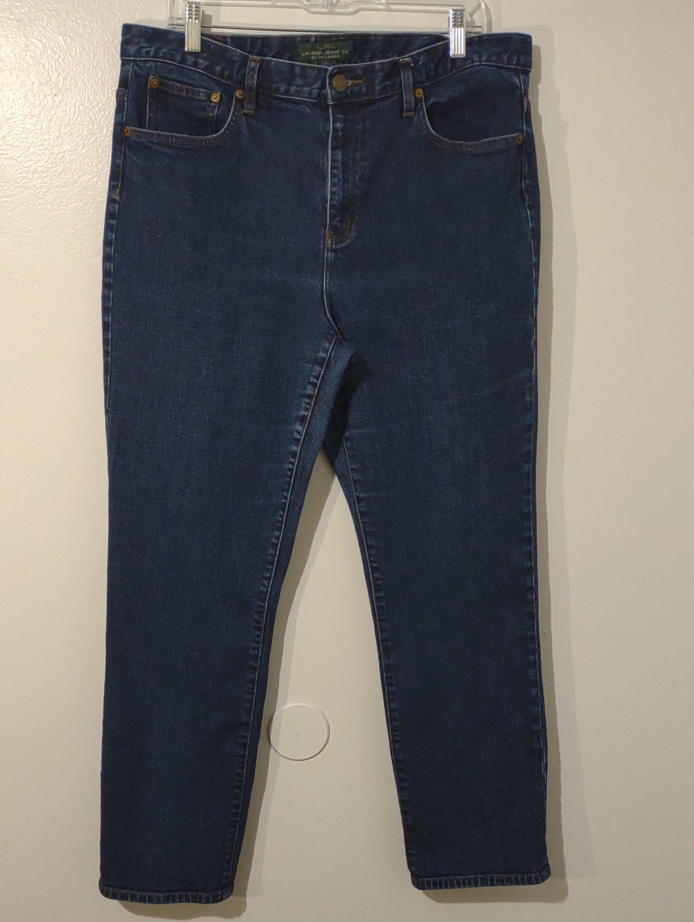 Lauren Ralph Lauren Straight Leg Jeans Women's Size 16 Denim Classic Fit